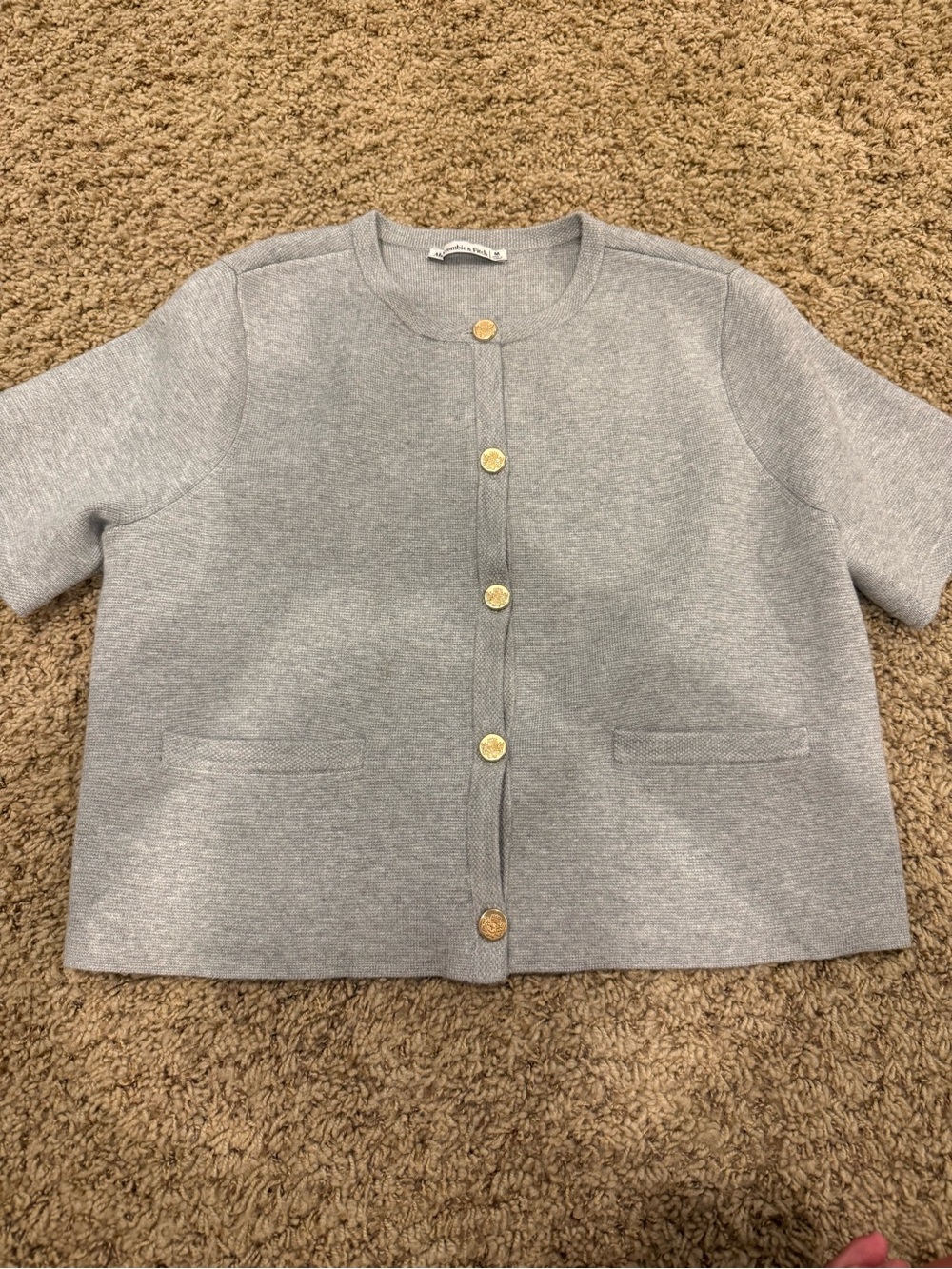Abercrombie and Fitch button up knit jacket size M